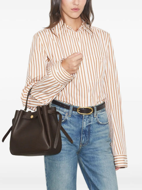 TORY BURCH ROMY SUEDE BUCKET BAG